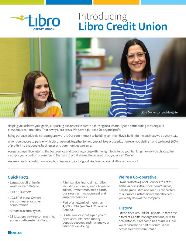About Libro Credit Union