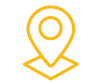 Yellow icon of a location pin