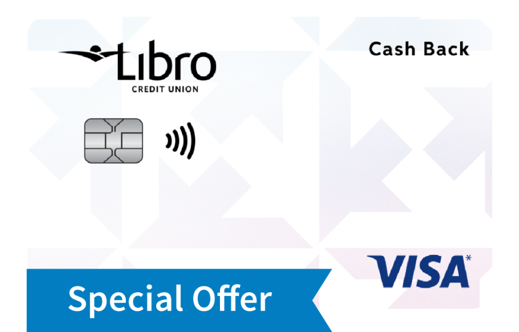 Image of a Libro Visa* Cash back card
