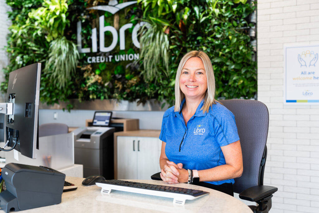 Libro Staff sitting in a lIbro location