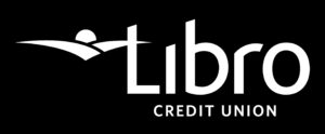 View jpg of Libro Horizontal Logo in white