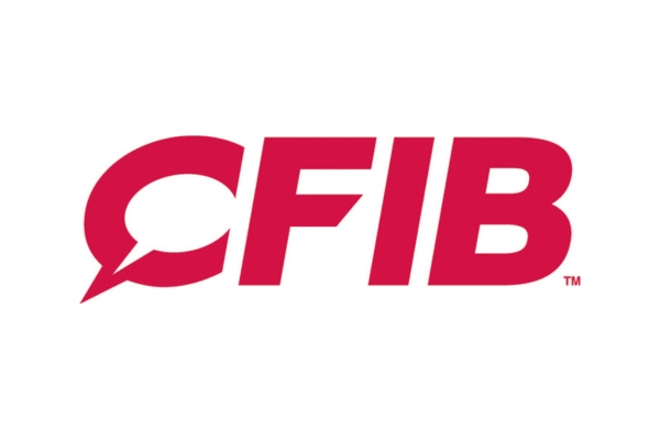 Red CFIB logo with a speech bubble design forming the letter "C," displayed on a white background.